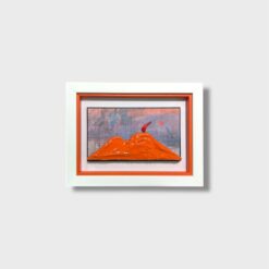 Il quadro Paesaggio Vesuvio – Levar del Sole di Allerìa Artigianato celebra la bellezza del nuovo giorno sul Golfo di Napoli. È realizzato a mano in legno e pietra naturale. Ogni dettaglio nasce da una lavorazione precisa e completamente artigianale.