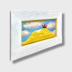 Alternative view of Quadro Paesaggio Vesuvio L’impero delle luci 30x50 cm
