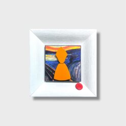 Il quadro San Gennaro Deluxe – Urlo di Munch di Allerìa Artigianato è una creazione intensa, originale e ricca di personalità. È realizzato a mano in legno e pietra naturale. Ogni dettaglio nasce da una lavorazione precisa e completamente artigianale.