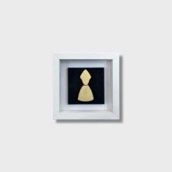 Quadro San Gennaro Artigianale con Cornice Bianca 14x14 cm - immagine 4