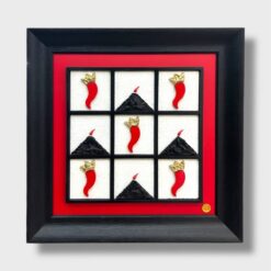 Quadro Partenope Tris con Fondo Bianco - immagine 3