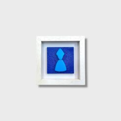 Quadro San Gennaro Artigianale con Cornice Bianca 14x14 cm - immagine 3