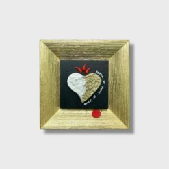 Quadro Cuore Artigianale con Cornice Colorata - immagine 6