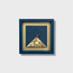 Quadro Vesuvio Contemporaneo Artigianale 20x20 cm - immagine 5