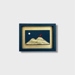 Quadro Paesaggio Vesuvio Contemporaneo 16x21,5 cm - immagine 4