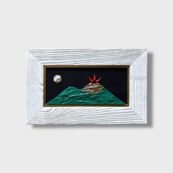 Quadro Paesaggio Vesuvio con Cornice Bianca - immagine 4