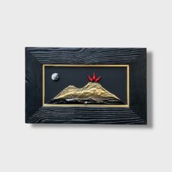 Quadro Paesaggio Vesuvio con Cornice Nera - immagine 4