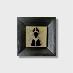 Quadro San Gennaro Artigianale Deluxe con Cornice Nera - immagine 6