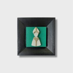 Quadro San Gennaro Artigianale Deluxe con Cornice Nera - immagine 7