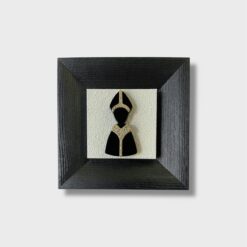 Alternative view of Quadro San Gennaro Artigianale Deluxe con Cornice Nera