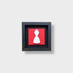 Quadro San Gennaro Artigianale con Cornice Nera 14x14 cm - immagine 4
