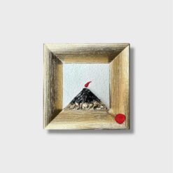 Quadro Vesuvio Deluxe Artigianale con Cornice Colorata - immagine 4