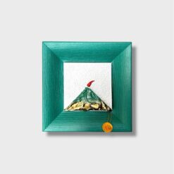 Quadro Vesuvio Deluxe Artigianale con Cornice Colorata - immagine 3