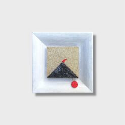 Quadro Vesuvio Deluxe Artigianale con Cornice Bianca - immagine 8