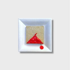 Quadro Vesuvio Deluxe Artigianale con Cornice Bianca - immagine 7