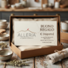 Regala l'artigianato unico di Alleria! Scegli l'importo del Buono Regalo e fai un dono speciale da personalizzare. Spedizione e idee uniche su misura.