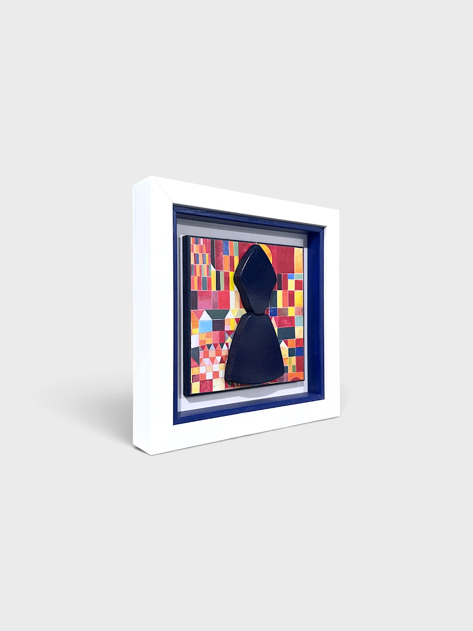 Quadro San Gennaro Omaggio a Klee 20x20cm - immagine 2