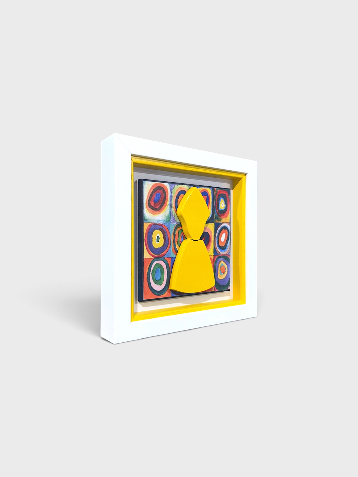Quadro San Gennaro Omaggio a Kandinsky 20x20cm - immagine 2